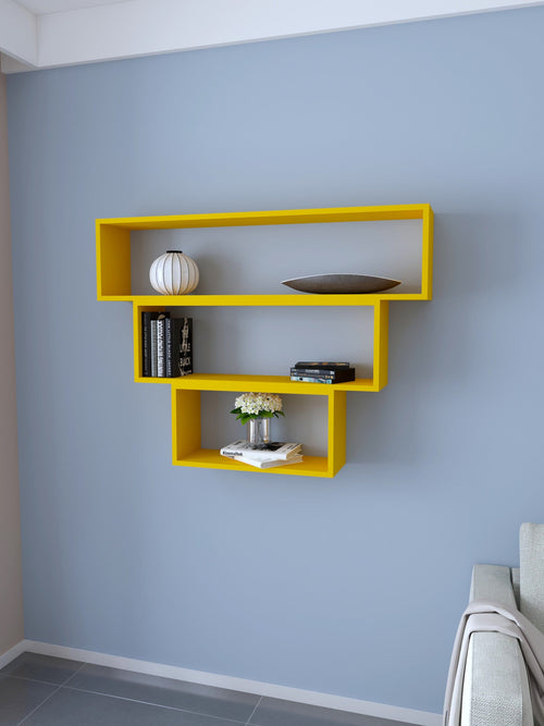Scaffale da muro Trigon Giallo