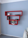 Scaffale da muro Trigon Rosso
