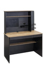 Scaffale multifunzionale per giovani in paglia, Blacky Black / Nature, l108xL29xH72 cm (5)
