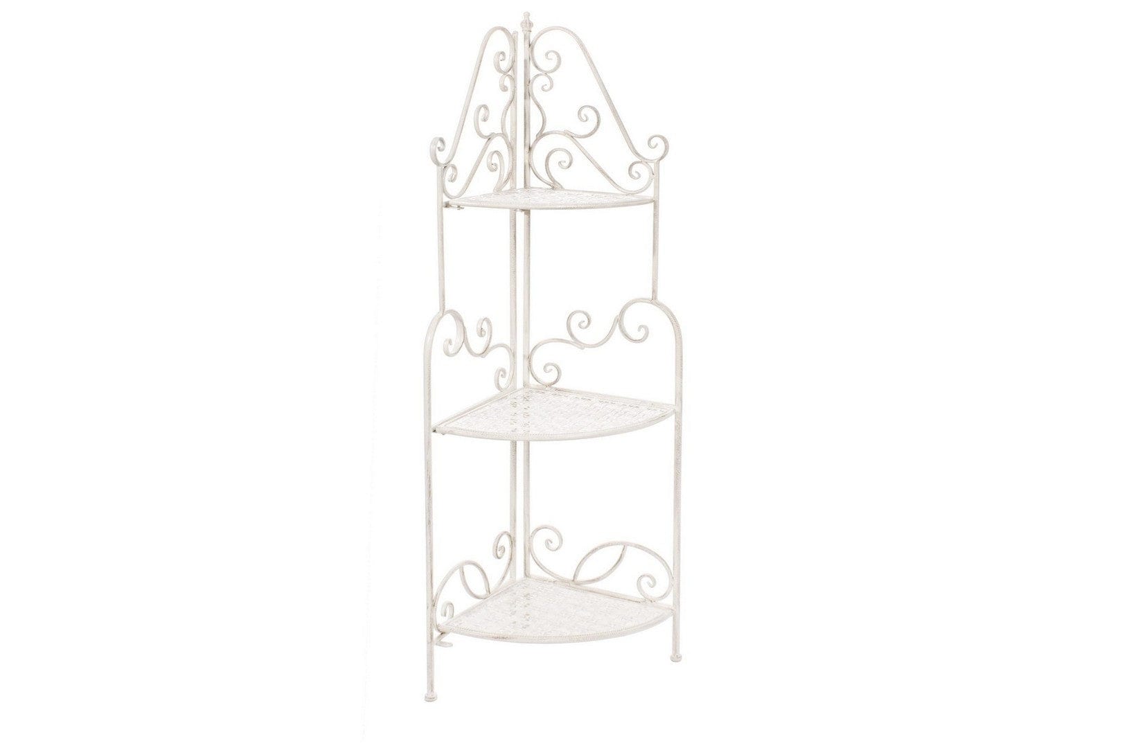 Bizzotto Scaffale pieghevole da giardino Emily Corner Piccola Crema
