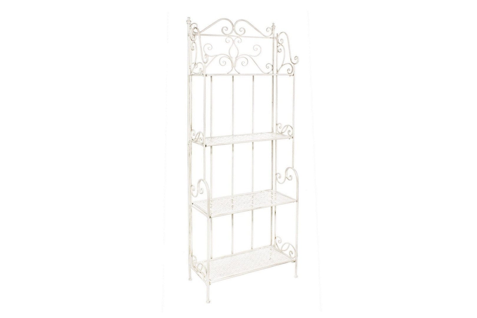 Bizzotto Scaffale pieghevole da giardino Emily Crema