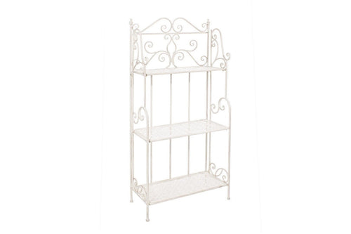 Bizzotto Scaffale pieghevole da giardino Emily Piccola Crema