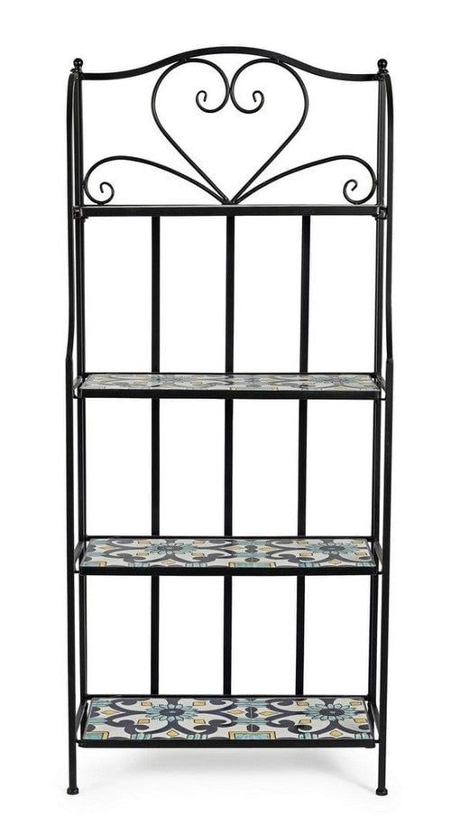 Bizzotto Scaffale pieghevole da giardino Positano Multicolore
