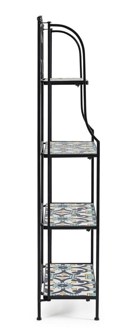 Bizzotto Scaffale pieghevole da giardino Positano Multicolore