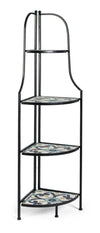 Bizzotto Scaffale pieghevole da giardino Positano Multicolore