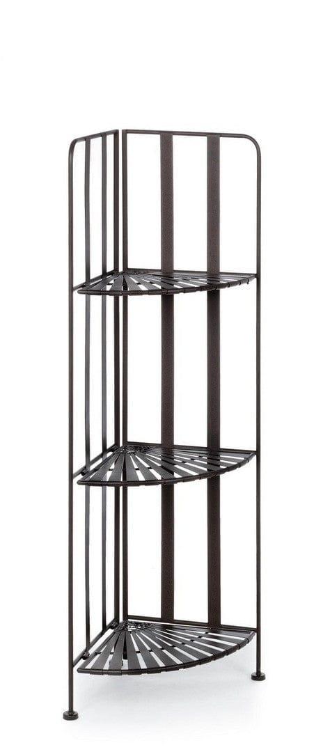 Bizzotto Scaffale pieghevole da giardino Ray Corner Piccola Marrone