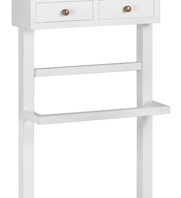 Scaffale porta scarpe con 2 cassetti Everest Bianco (2)