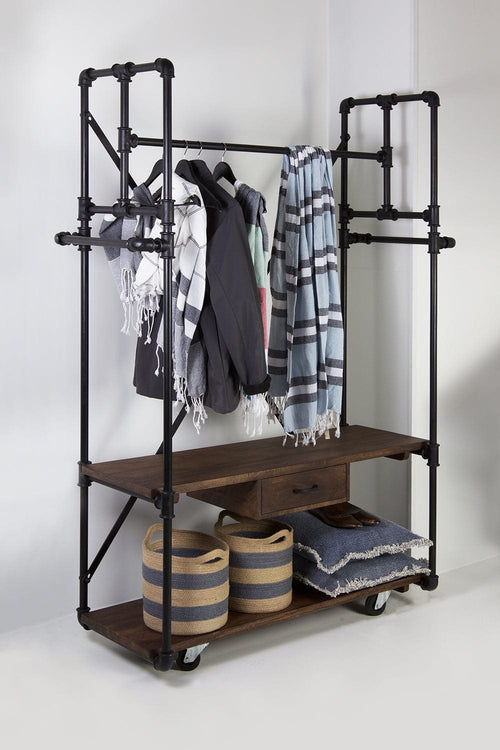 Scaffale porta scarpe Pipa Noce (1)