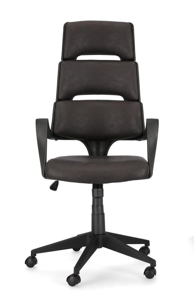 Bizzotto Scaun de birou ergonomic, tapitat cu stofa Bart Negru, l62xA62,5xH117,5-125,5 cm