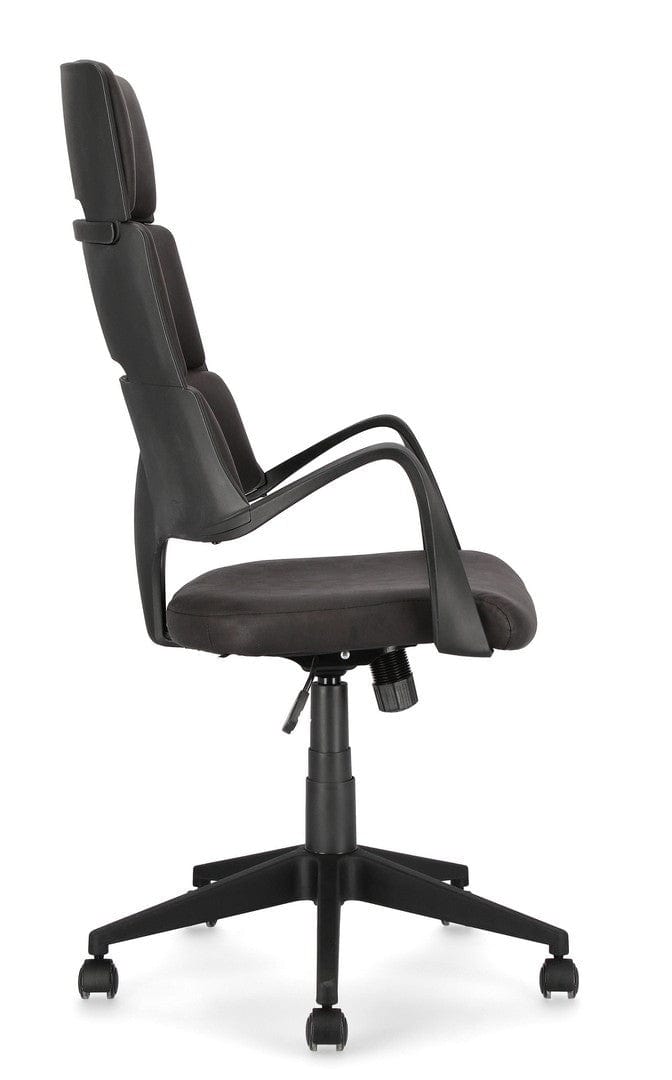 Bizzotto Scaun de birou ergonomic, tapitat cu stofa Bart Negru, l62xA62,5xH117,5-125,5 cm