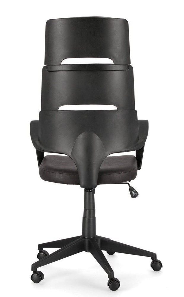 Bizzotto Scaun de birou ergonomic, tapitat cu stofa Bart Negru, l62xA62,5xH117,5-125,5 cm