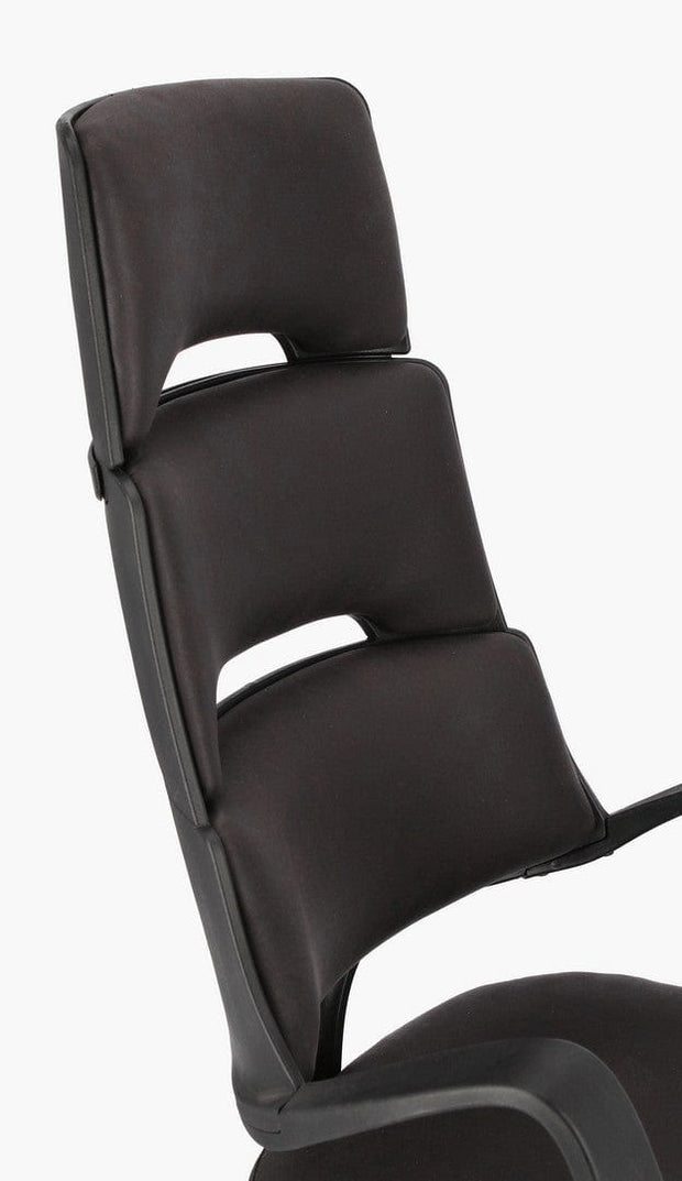 Bizzotto Scaun de birou ergonomic, tapitat cu stofa Bart Negru, l62xA62,5xH117,5-125,5 cm
