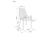Signal Scaun tapitat cu stofa si picioare metalice Trisha Velvet Bej, l49xA59xH89 cm