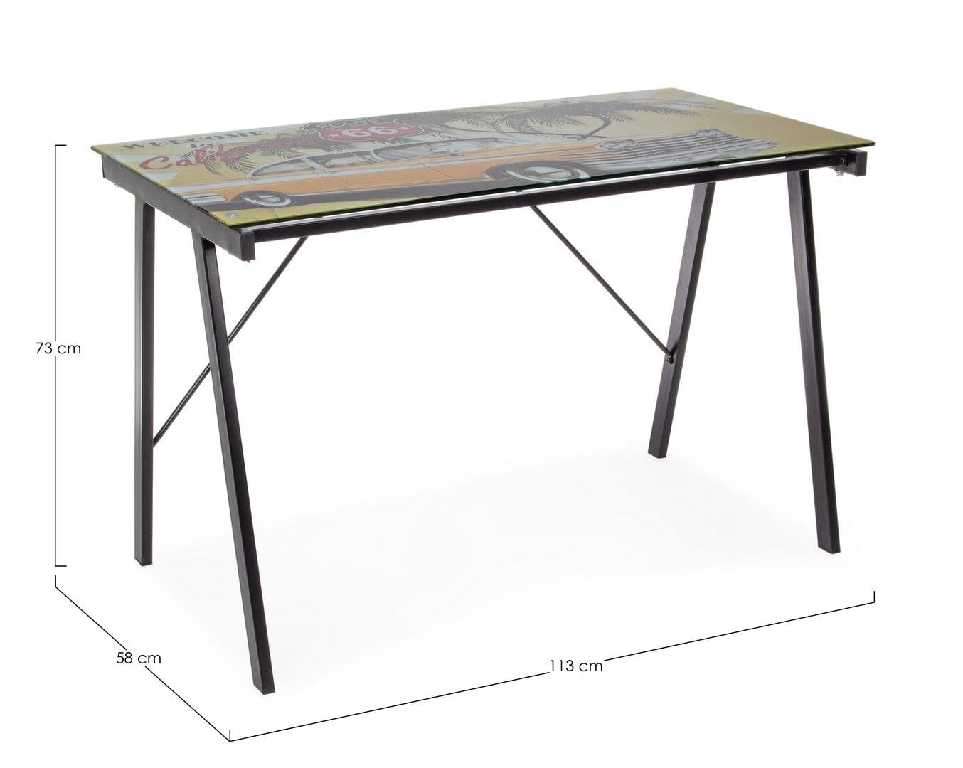 Bizzotto Scrivania California Multicolore
