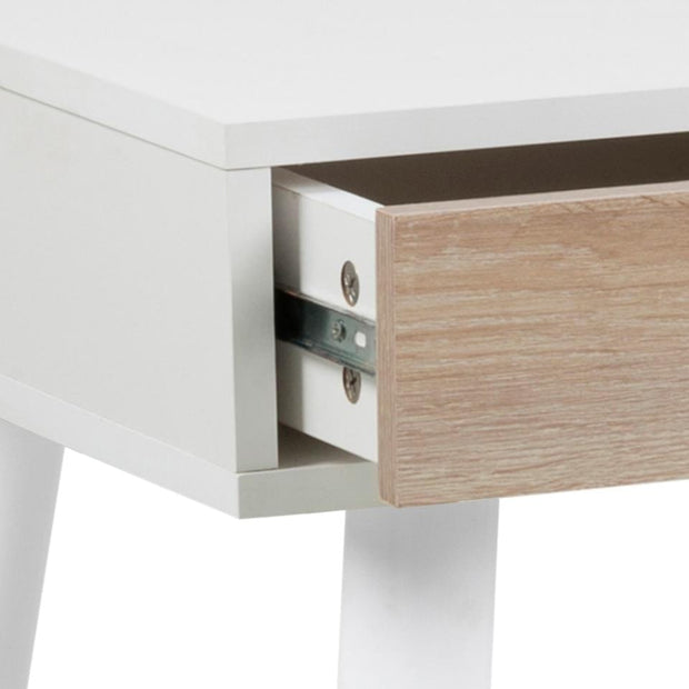 Actona Scrivania con 3 cassetti Neptun Bianco