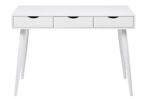 Actona Scrivania con 3 cassetti Neptun Bianco