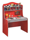 Scrivania per bambini, con ripiano e 2 cassetti, Race Cup Rosso / Azzurro, L104xL68xH152 cm (4)