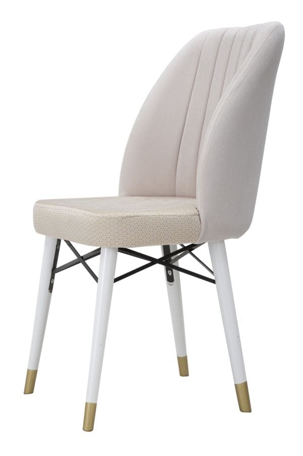 Sedia Bella Crema Set 2Pz cm 50x49x92,5 (5)