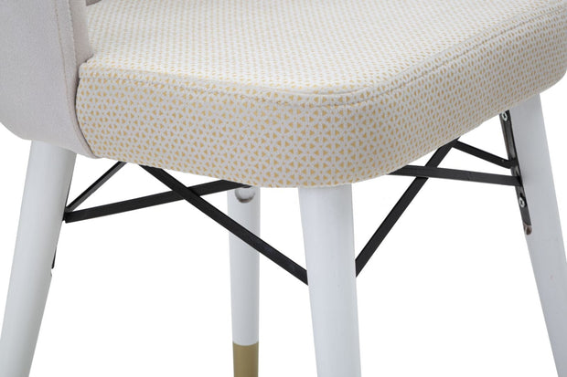 Sedia Bella Crema Set 2Pz cm 50x49x92,5 (10)