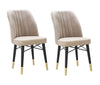 Sedia Bella Grigia Set 2Pz cm 50x49x92,5