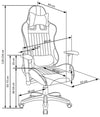 Sedia da gaming Damarius Rosso (2)