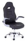 Sedia da gaming in ecopelle Boneville Nero