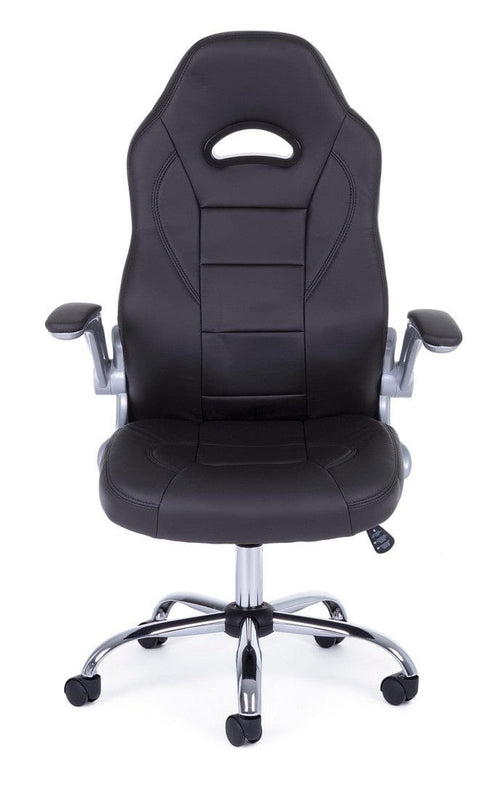 Sedia da gaming in ecopelle Boneville Nero (1)