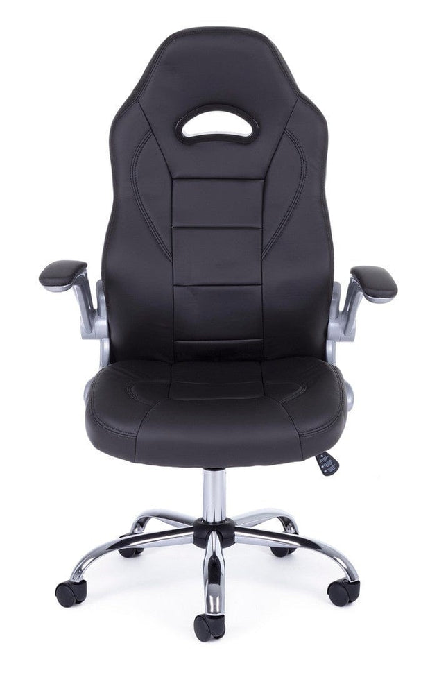Sedia da gaming in ecopelle Boneville Nero (1)