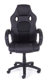 Sedia da gaming in ecopelle e tessuto Racing Nero (1)