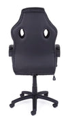 Sedia da gaming in ecopelle e tessuto Racing Nero (3)