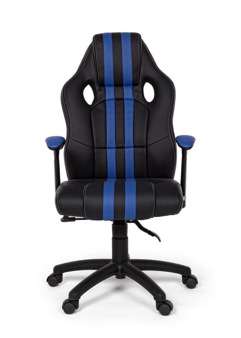 Sedia da gaming in ecopelle Spider Nero (2)