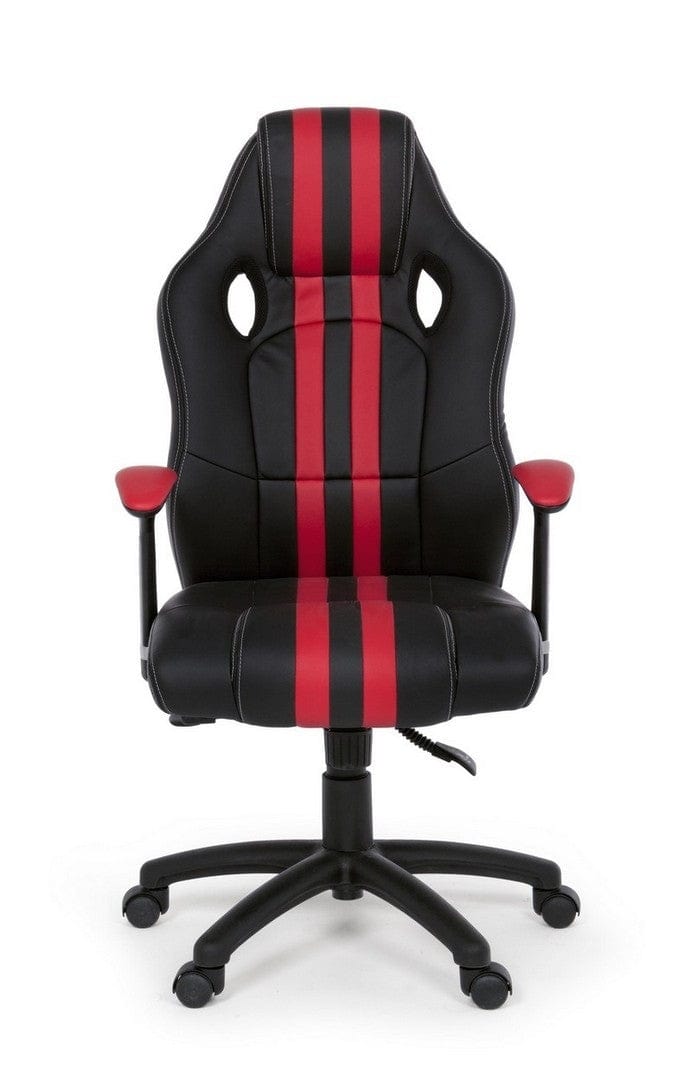 Sedia da gaming in ecopelle Spider Nero (8)