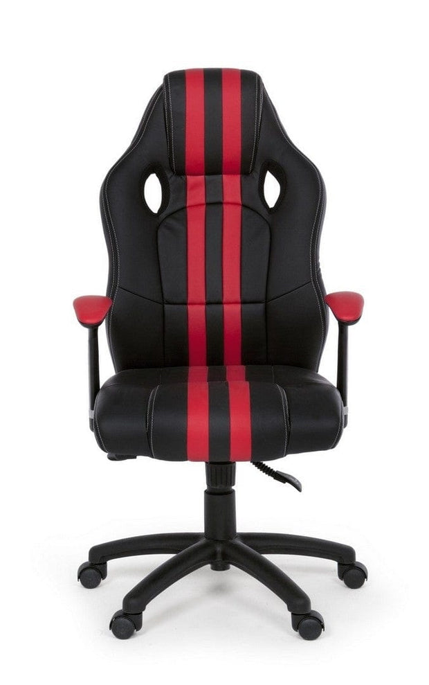 Sedia da gaming in ecopelle Spider Nero (8)