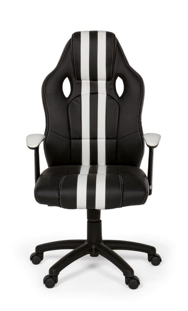 Sedia da gaming in ecopelle Spider Nero (14)