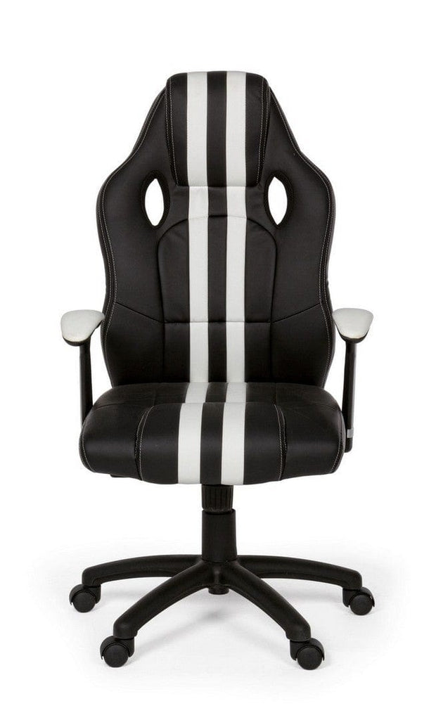Sedia da gaming in ecopelle Spider Nero (14)