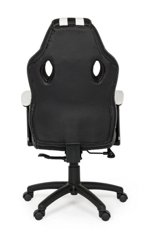 Sedia da gaming in ecopelle Spider Nero (16)