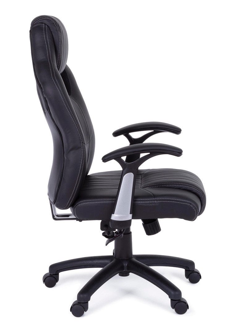 Sedia da gaming in ecopelle Spider Nero (21)