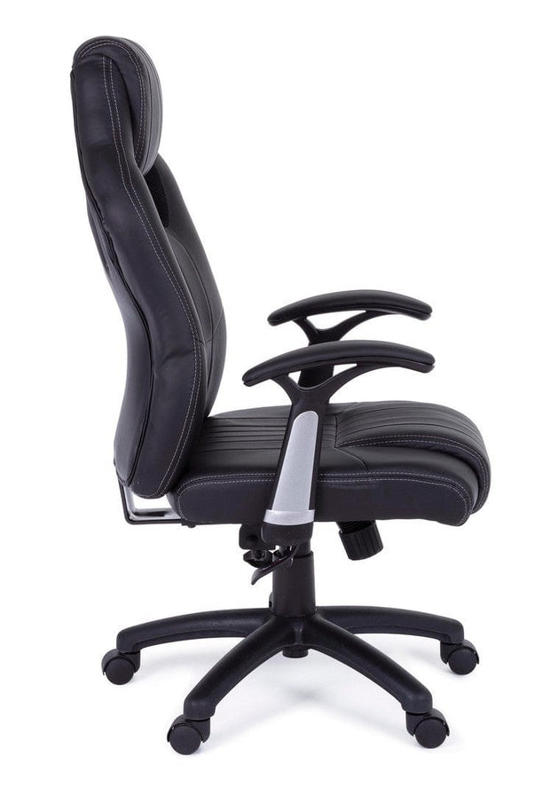 Sedia da gaming in ecopelle Spider Nero (21)