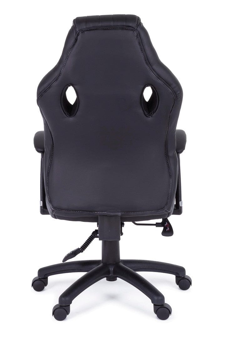Sedia da gaming in ecopelle Spider Nero (22)
