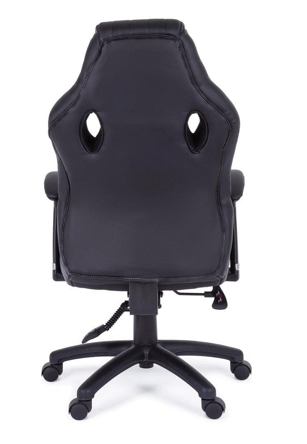 Sedia da gaming in ecopelle Spider Nero (22)