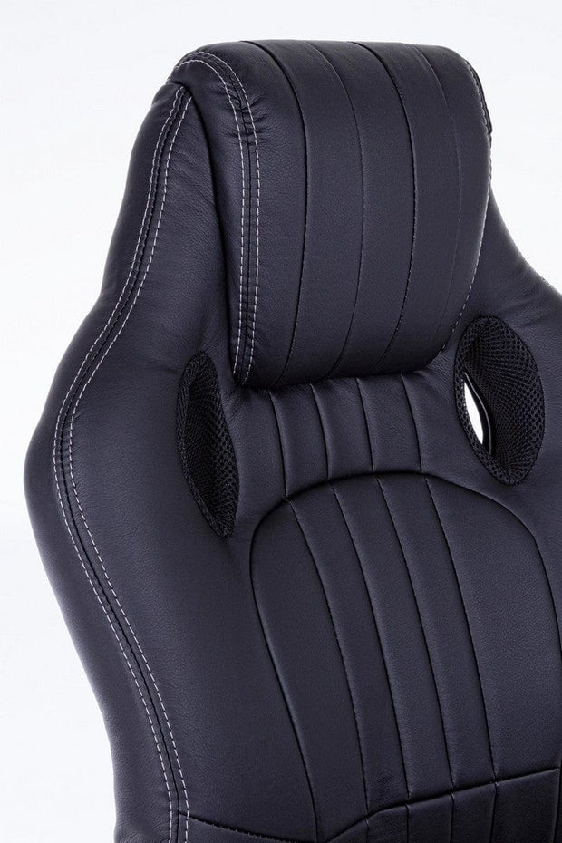 Sedia da gaming in ecopelle Spider Nero (23)