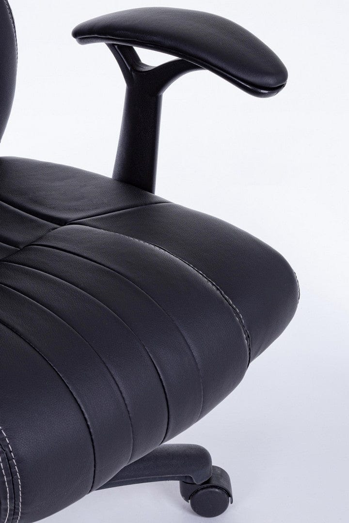 Sedia da gaming in ecopelle Spider Nero (24)