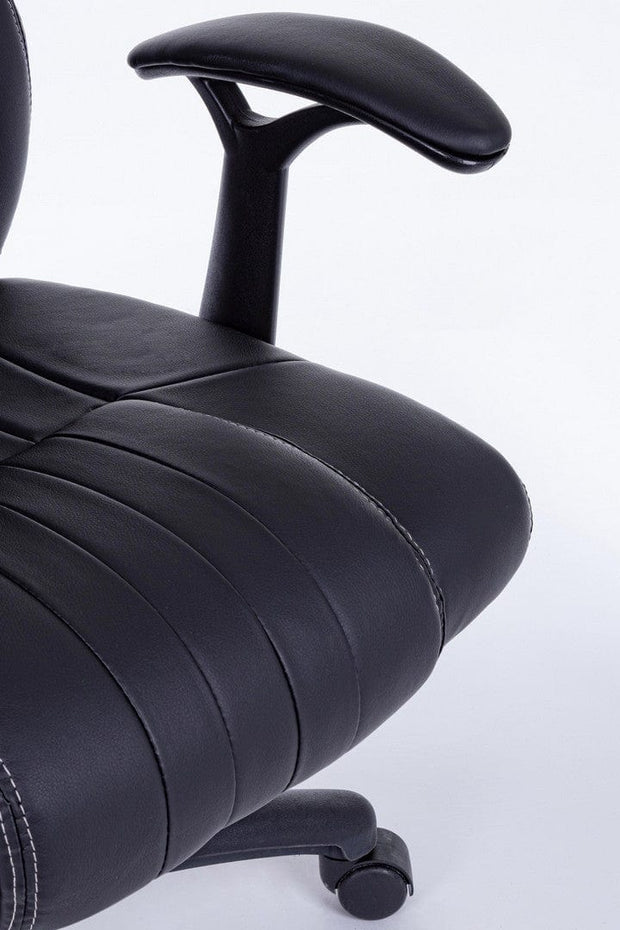 Sedia da gaming in ecopelle Spider Nero (24)