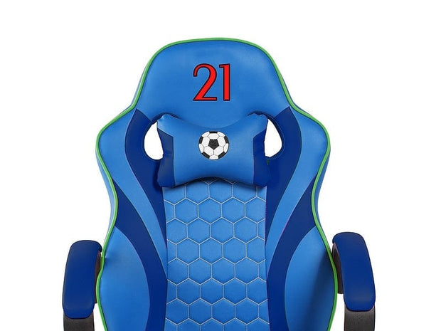 Sedia da gaming Ivan Blu (4)