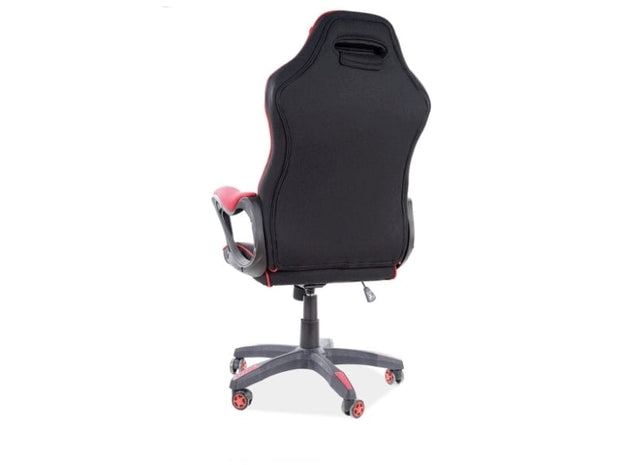 Sedia da gaming Zenobio Rosso (2)