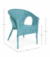 Sedia Da Giardino Alliss Blu (5)
