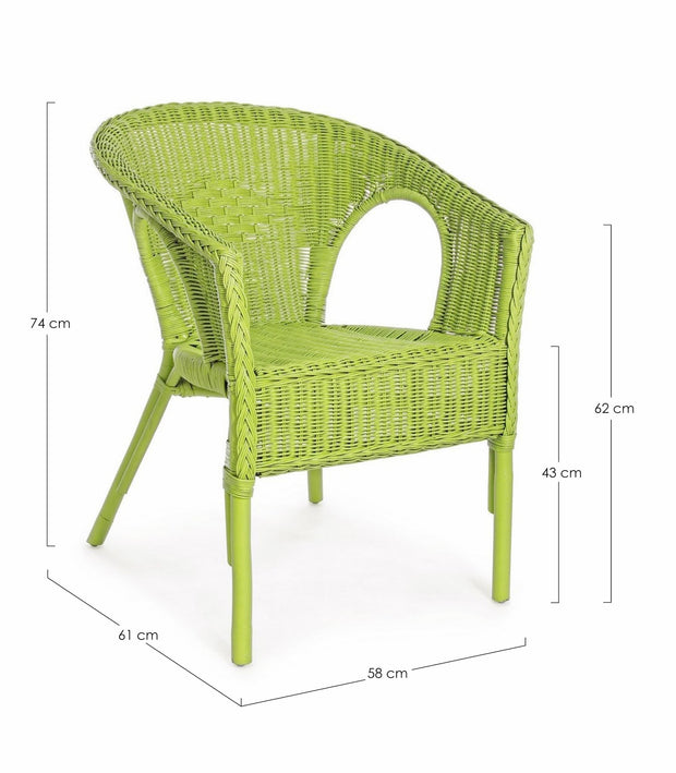 Sedia Da Giardino Alliss Verde (5)