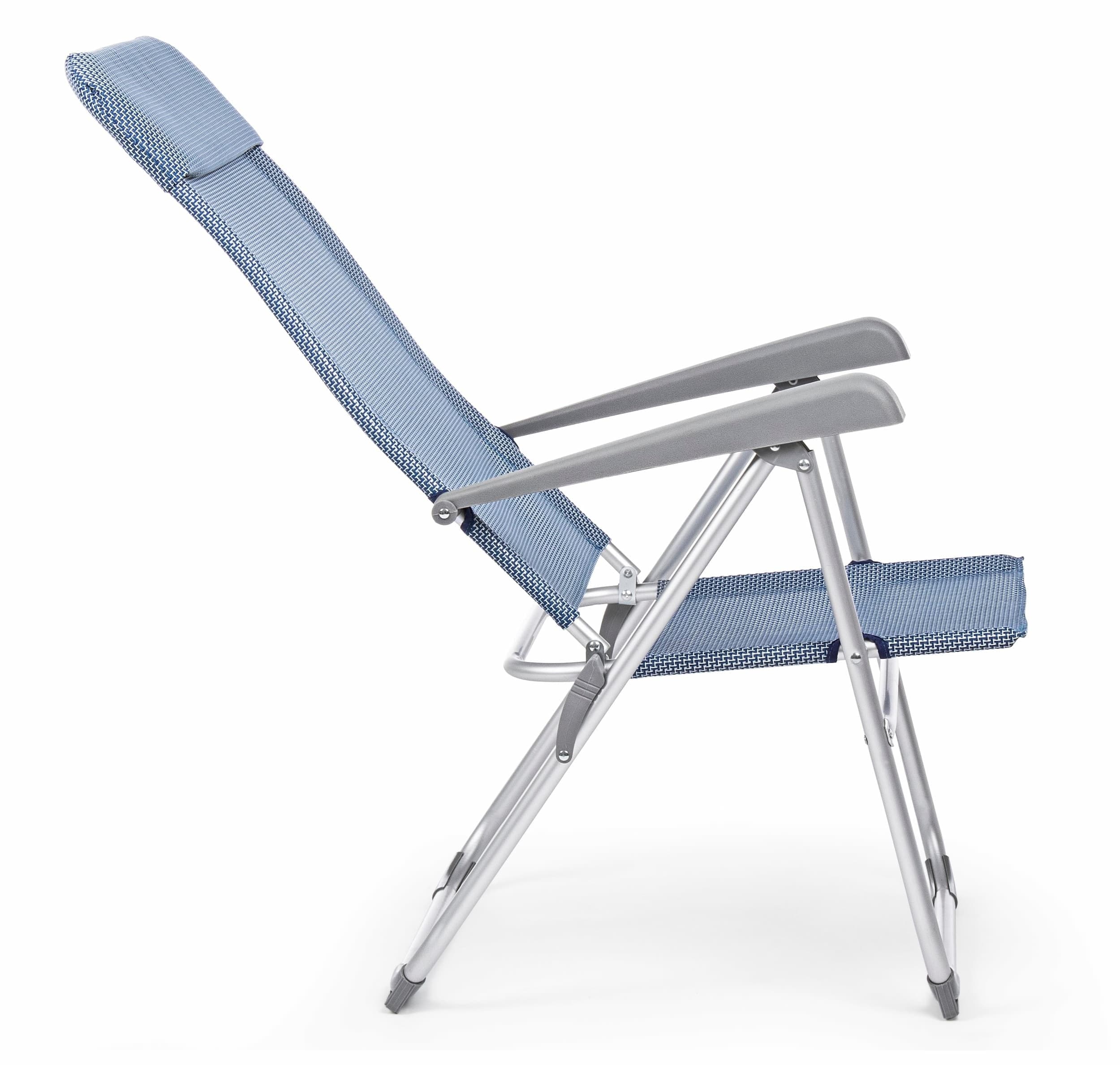Sedia da giardino pieghevole Cross Alto Blu (2)