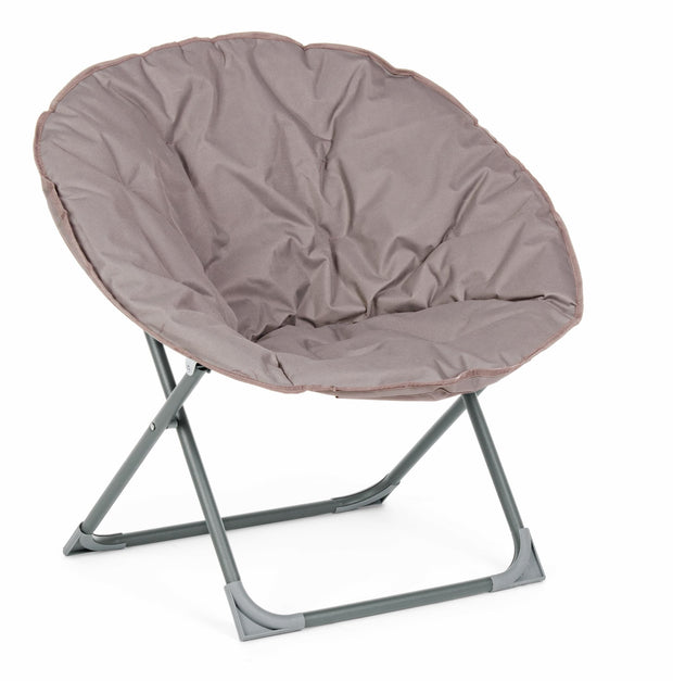 Sedia da giardino pieghevole Moon Cappuccino