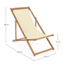 Sedia da giardino pieghevole Noemi Crema (1)